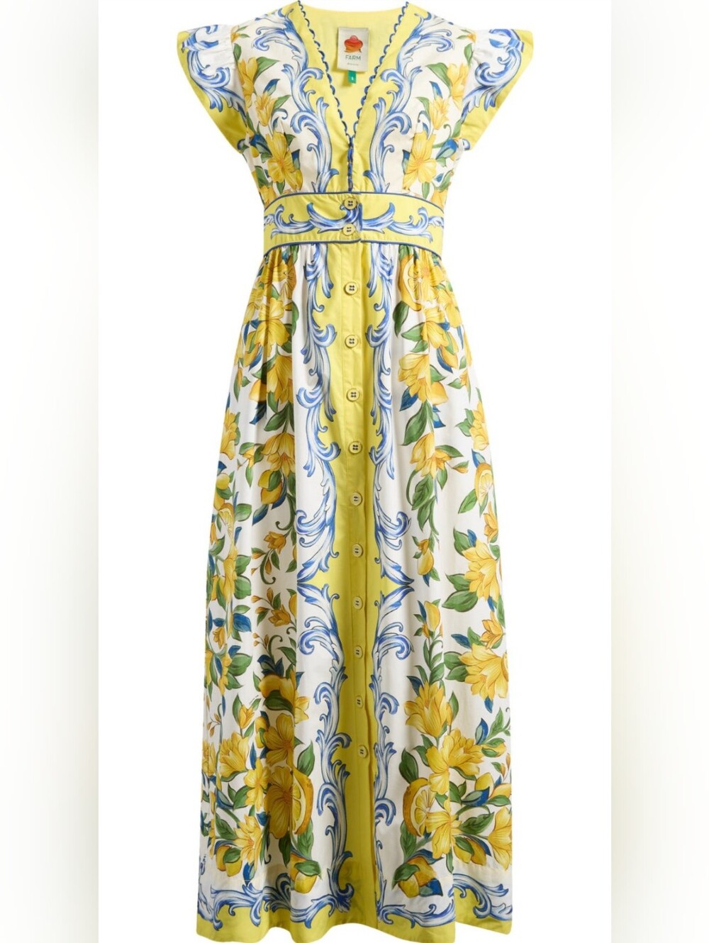 Farm Rio Sicily Scarf Maxi Dress - Picture 6 of 16